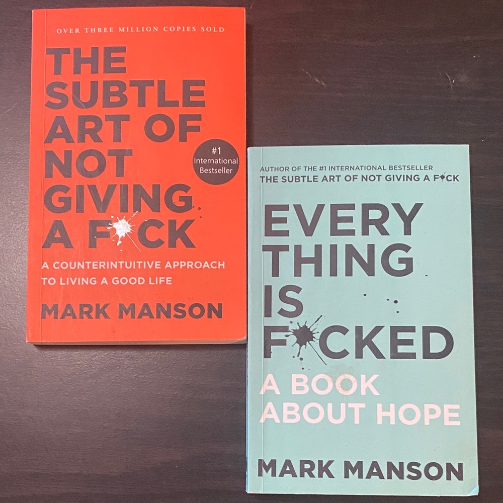 Mark Manson Paperback Set - Picture 1 of 3